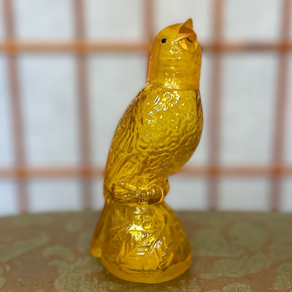 Vintage 70s Collectible Avon Budgie Perfume Bottle - Picture 2 of 11